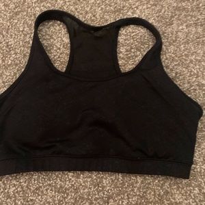 GAIAM Medium Black Padded Sports Bra